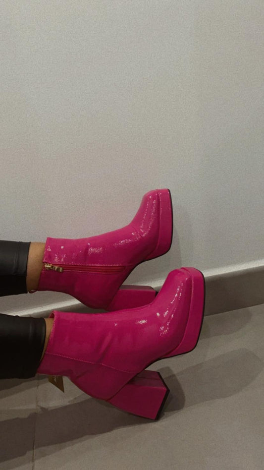 Botas barbi rosa